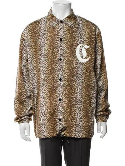 Pre-owned Celine Animal Print Jacket W/ Tags In Neutrals