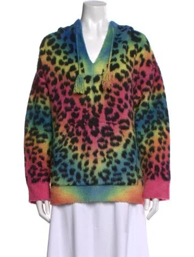 Pre-owned Celine Animal Print Long Sleeve In Multi