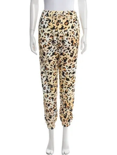 Pre-owned Celine Animal Print Sweatpants