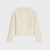 Celine Wool Triomphe Cardigan For Women