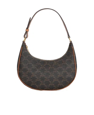 Celine Ava Handbag In Brown