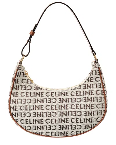 Celine Ava Medium Hobo Bag In Brown