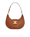Celine Medium Ava Triomphe Shoulder Bag In Brown