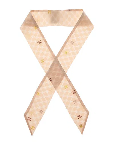Celine Avenue Foch Silk Lavalliere In Neutral