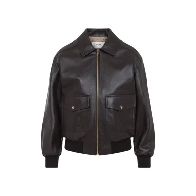 Celine Aviateur Jacket Women In Black