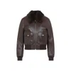 Celine Aviator Bomber Jacket Women In Brown