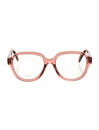 Pre-owned Celine Aviator Eyeglasses In Red