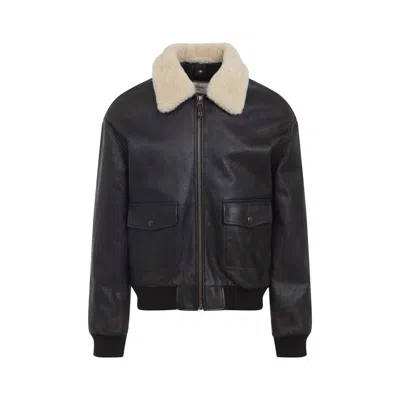 Celine Aviator Jacket Men In Brown