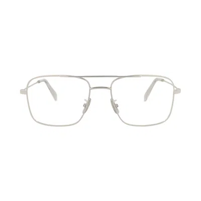 Pre-owned Celine Aviator Optical Glasses 'palladium/transparent' | Silver | Men's Size Onesize
