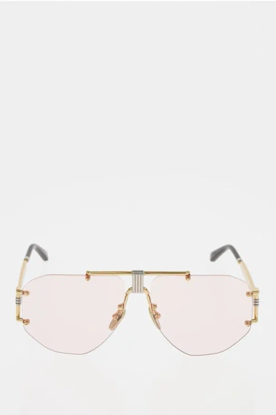 Celine Aviator Sunglasses In Gold