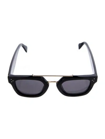 Pre-owned Celine Aviator Tinted Sunglasses In Black