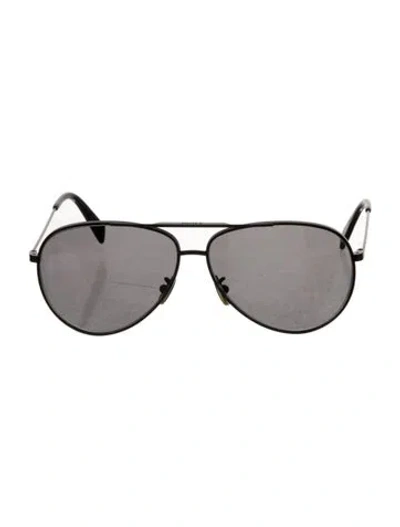 Pre-owned Celine Aviator Tinted Sunglasses In Black