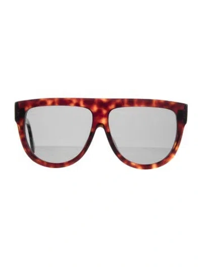 Pre-owned Celine Aviator Tinted Sunglasses In Brown