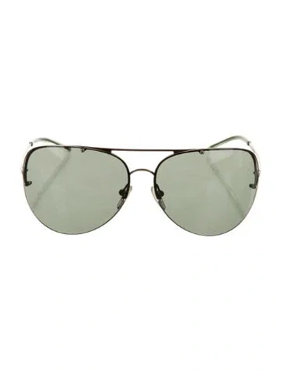 Pre-owned Celine Aviator Tinted Sunglasses In Gold