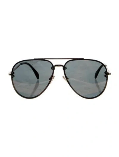 Pre-owned Celine Aviator Tinted Sunglasses In Gold
