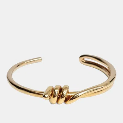 Pre-owned Celine Babel Extra Thin Cuff Bracelet In Multicolor