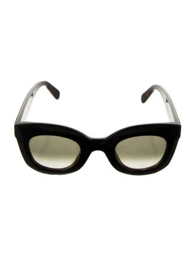 Pre-owned Celine Baby Marta Cat-eye Sunglasses In Blue