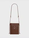 Celine Sharp Pouch Crossbody Bag Adjustable Strap In Brown