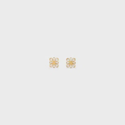 Celine Ball Earrings In Gold