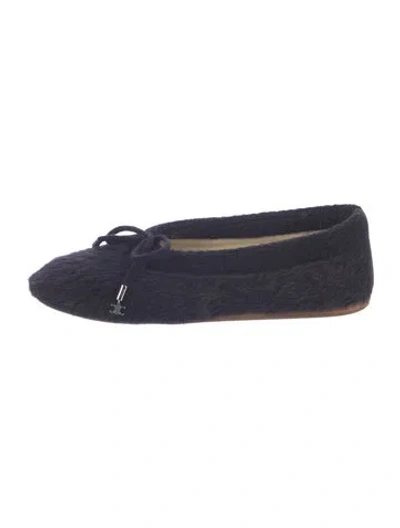 Pre-owned Celine Ballet Flats In Blue