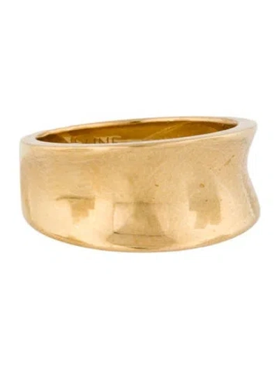 Pre-owned Celine Band Ring In Multi