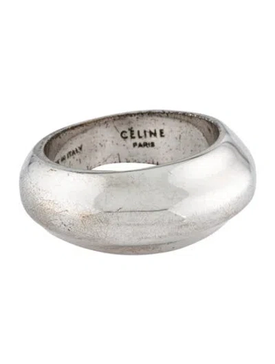 Pre-owned Celine Band Ring In Multi