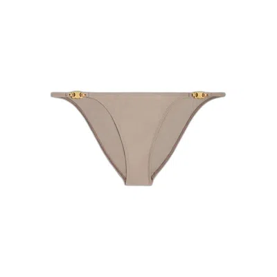 Celine Bas Maillot Triomphe In Burgundy