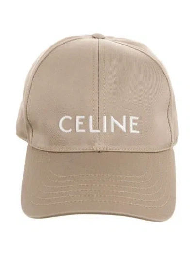 Pre-owned Celine Baseball Cap In Neutral