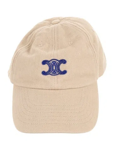 Pre-owned Celine Baseball Cap W/tags In Neutrals
