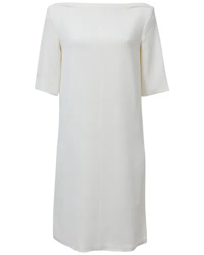 Celine Bateau Neckline Dress In White