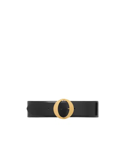 Celine Bc-12 Taurillon Belt In Black