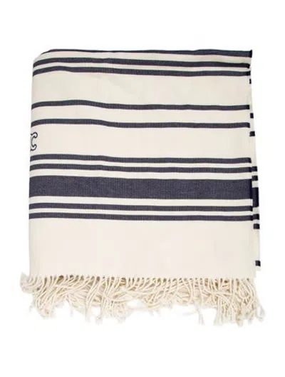 Pre-owned Celine Beach Fouta In Blue