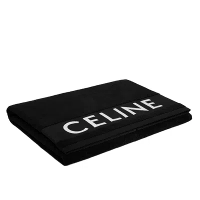 Celine Beach Towel In Black