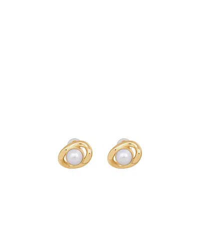 Celine Beaded Earrings In Yellow