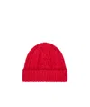 Celine Beanie In Triomphe Brushed Aran Cotton