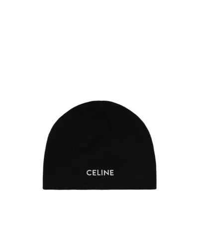 Celine Beanie In Wool In Black