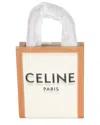 Celine Beige & Neutral Canvas Mini Vertical Cabas (authentic Pre-loved)