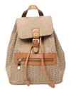Celine Beige & Tan C Macadam Canvas Front Zip Drawstring Backpack (authentic  Pre-loved) In Neutral