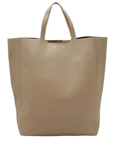 Celine Beige Calfskin Tote (authentic Pre-loved) In Brown