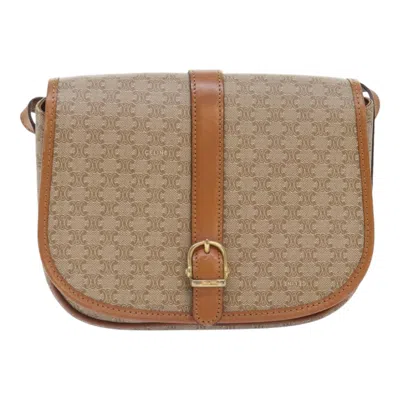 Pre-owned Celine Céline Beige Canvas Shoulder Bag ()