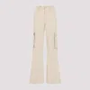 Celine Cargo Pants With Flared Leg And Pockets In Beige