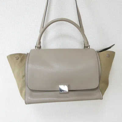 Pre-owned Celine Beige Handbag Shoulder Bag ()