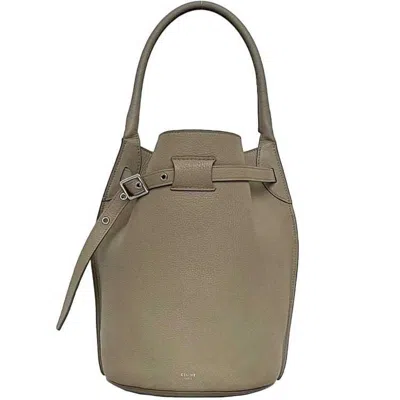 Pre-owned Celine Beige Leather Handbag Pouch Tote Bag ()