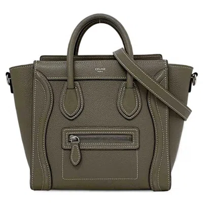 Pre-owned Celine Beige Leather Handbag Shoulder Bag ()