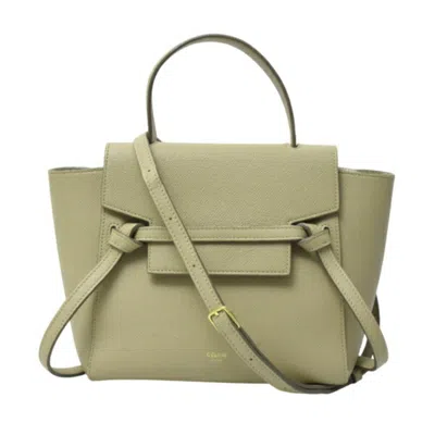 Pre-owned Celine Beige Leather Handbag Shoulder Bag ()