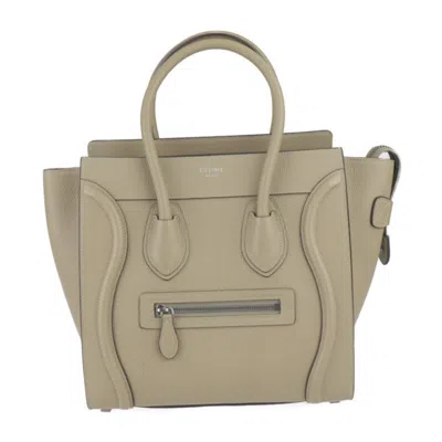 Pre-owned Celine Beige Leather Handbag Tote Bag ()
