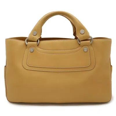 Pre-owned Celine Beige Leather Handbag Tote Bag ()