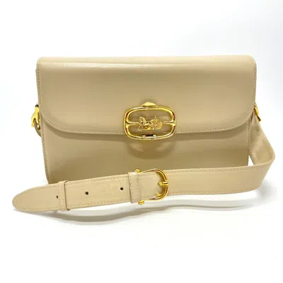 Pre-owned Celine Beige Leather Shoulder Bag ()