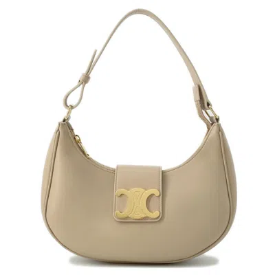 Pre-owned Celine Beige Leather Shoulder Bag ()