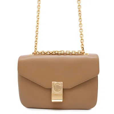 Pre-owned Celine Beige Leather Shoulder Bag ()